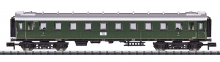 Minitrix 18487 N Schnellzugwagen 3. Klasse D 96 der DB grün Epoche III - NEU