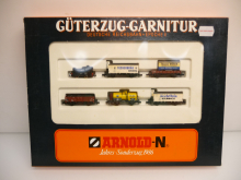 Arnold 0154 N Sonderzug 1986 Güterzug-Garnitur Kö Reichsbahn 6-teilig Epoche II TOP in OVP