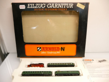 Arnold 0155 N Sonderzug 1987 Eilzug-Garnitur BR75 Reichsbahn 4-teilig Epoche II TOP in OVP
