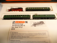 Arnold 0155 N Sonderzug 1987 Eilzug-Garnitur BR75 Reichsbahn 4-teilig Epoche II TOP in OVP
