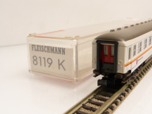 Fleischmann 8119 K N Personenwagen Rollende Landstrasse der DB Epoche IV TOP in OVP