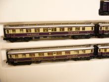 Arnold 0143 N Personenwagen-Set Rheingold 5-teilig violett/beige Epoche II TOP in OVP