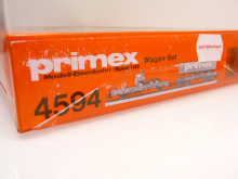 Primex 4594 H0 Container-Wagenset 2-tlg mit WIKING-LKW  wie NEU