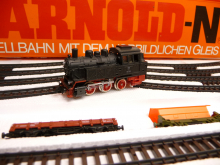 Arnold 0111A N Startset Güterzug der Epoche III mit Gleisoval TOP in OVP