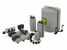 FALLER 190403 H0 Aktions-Set BP-Tankanlage 30 Jahre Eurotrain - NEU