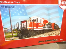 LGB 29911 G NS Hilfszug rot/schwarz der Norfolk Southern Railroad Epoche VI - NEU