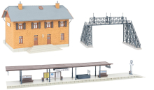 Faller 190095 H0 Aktions-Set Bahnhof Eisele an der Halde NEU