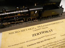 Micro-Metakit 98104H H0 Dampflok S 2/5 Bayern 2399 schwarz Handarbeitsmodell 2L= TOP in OVP