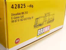 Brawa 42825 H0 Digitale Diesellok BR 212 E-Genie SAS Ep VI 3L~ AC Digital