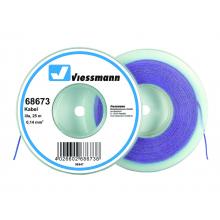 Viessmann 68673 cable on reel 0.14 mm², purple, 25 m