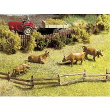 Noch H0 13030 Weidezaun 12 Teile ca. 100cm lang