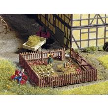 Noch 13070 H0 Gartenzaun 22 Teile ca. 91cm lang