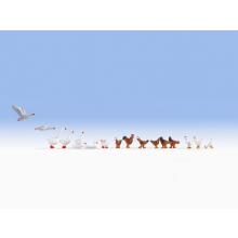 Noch H0 15772 Hühner und Gänse