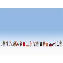 Noch 16220 H0 Figuren-Themenwelt „ Wintertag “