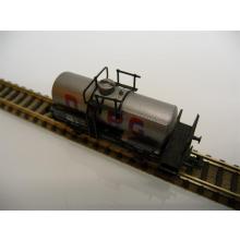 Fleischmann 8848 N Kesselwagen 2-achsig silbergrau 502 394 D.A.P.G.