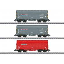 Märklin H0 47224 Schiebeplanenwagen-Set Shimmns NACCO Ep. VI