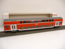 Märklin 43585 H0 Doppelstockwagen 2. Klasse der DB rot Epoche V TOP in OVP
