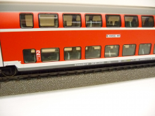 Märklin 43585 H0 Doppelstockwagen 2. Klasse der DB rot Epoche V TOP in OVP