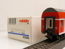 Märklin 43585 H0 Doppelstockwagen 2. Klasse der DB rot Epoche V TOP in OVP