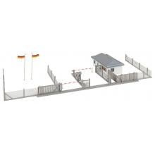 Faller 144102 H0 Bundeswehr guard building with barrier