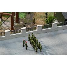 Faller 144120 H0 Bundeswehr Kasernenzaun
