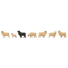 Schafe Figuren-Set mit Mini-Sound-Ef Faller H0 180236