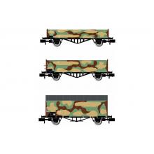 Arnold N HN6490 DRB 3-piece freight car set 2-axle era 2 in camouflage paint